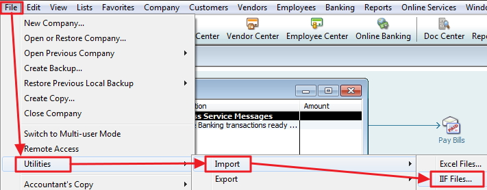 import qbb file into excel